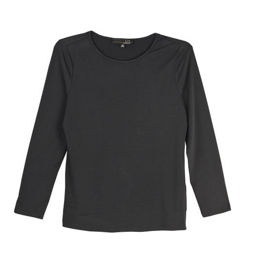 LIV by Habitat Solid Knit Long Sleeve Tee (130108) BLK