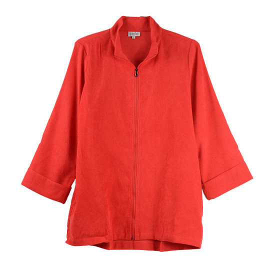 Toofan Zipper Shirt (C807-RED) RED