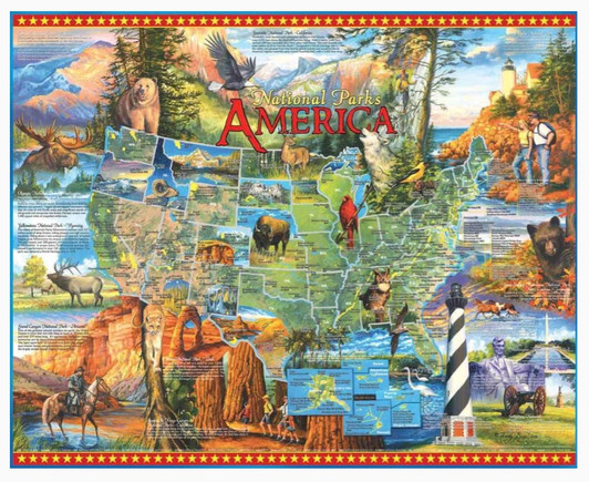 National Parks of America Puzzle (1000 Piece)