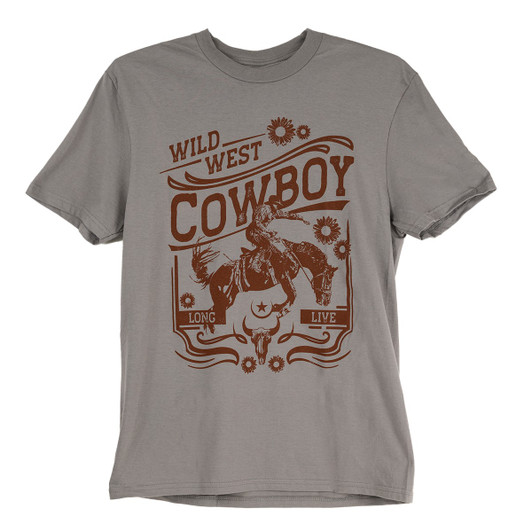 Wild West Cowboy Tee (LG-20945-1902) GRY
