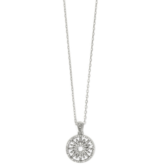 Brighton Illumina Sun Necklace  (JM7469) SLV/CRYSTAL