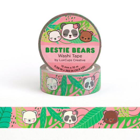 Bestie Bears Washi Tape (LUX W02)