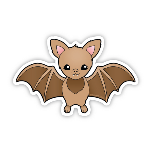 Brown Bat Enamel Pin (LUX P24)