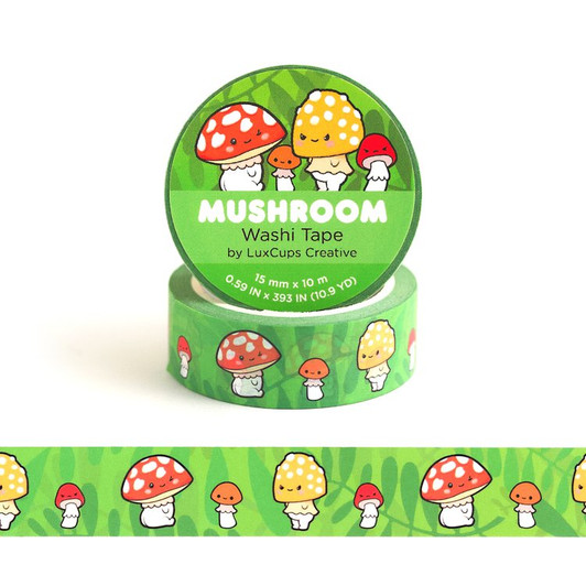 Mushroom Washi Tape  (LUX W18)