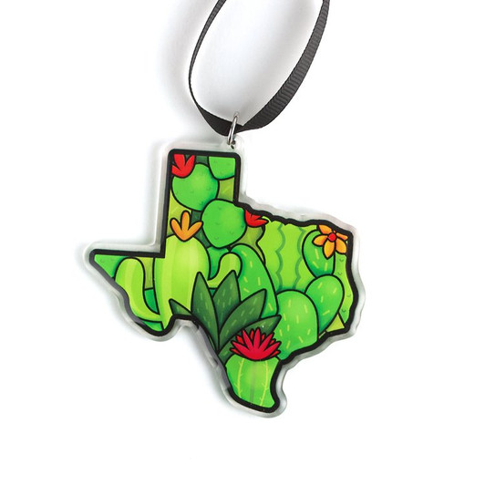 Texas Cacti Ornament  (LUX O11)