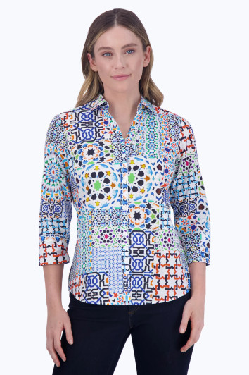 Foxcroft Mary Intertwined Shirt (201836) 