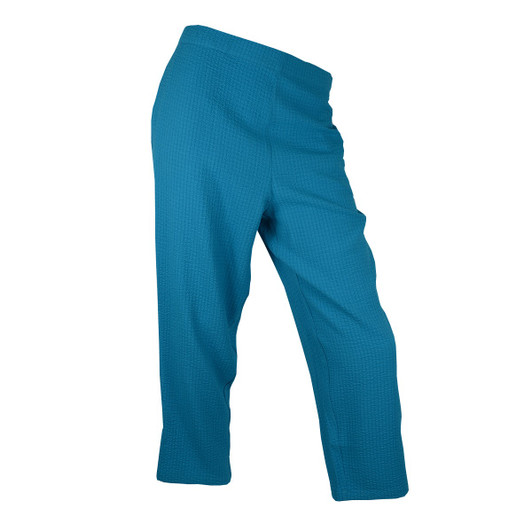 Toofan Crinkle Flat Front Capri Pant (2 Colors) (C88)