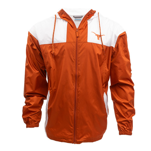 Texas Longhorn Columbia Flash Challenger Windbreaker Jacket (2074301-824) BO/WHT