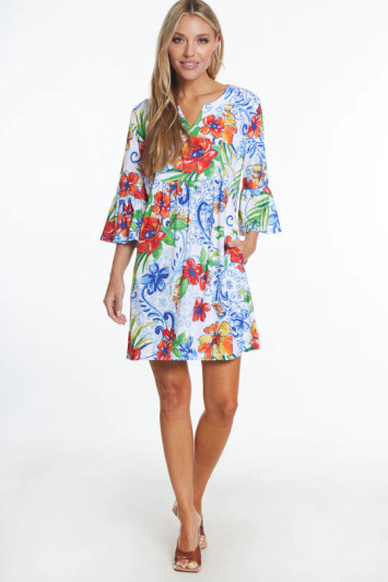 Multiples Floral Dress (M24301D)