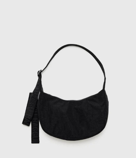 Baggu Small Nylon Crescent Bag - Black