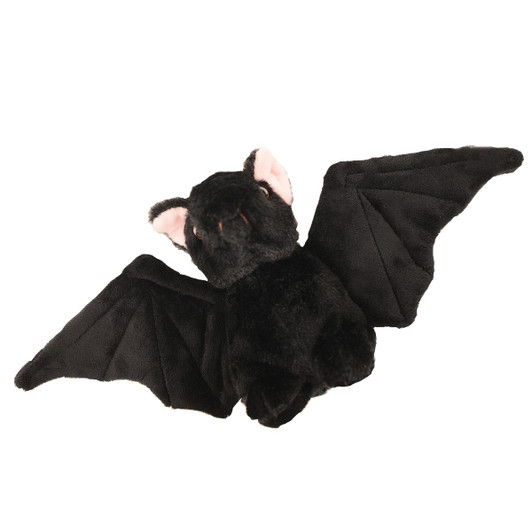 Plush Black Bat with Clip (000312) 