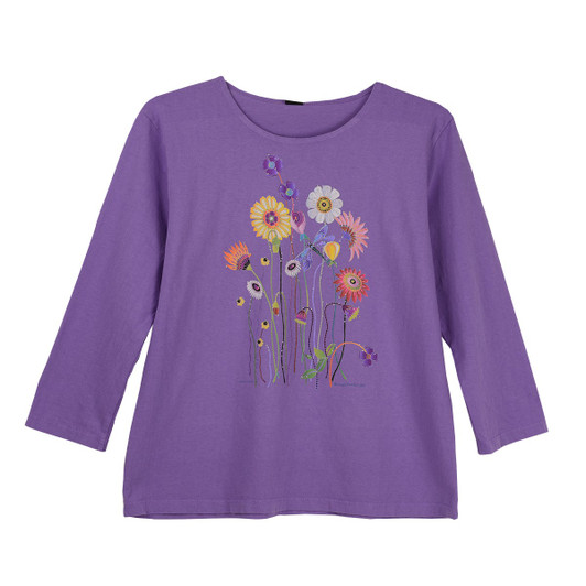 Sabaku Alone in the Garden Best Tee (387PURBEST) PURPLE