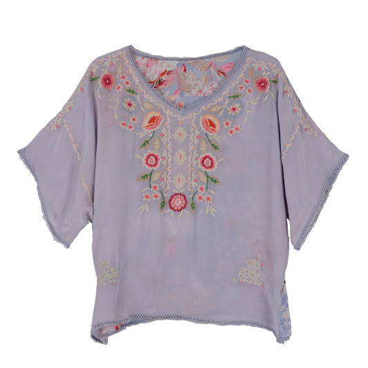 Kyla Seo Ferris Embroidered Shirt (KYRE375) BLU