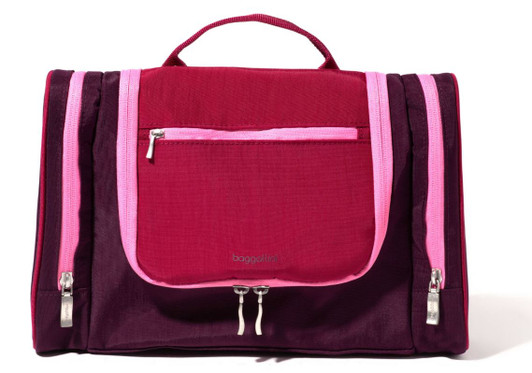 Baggallini Toiletry Kit (TLK487) Mulberry Color Block