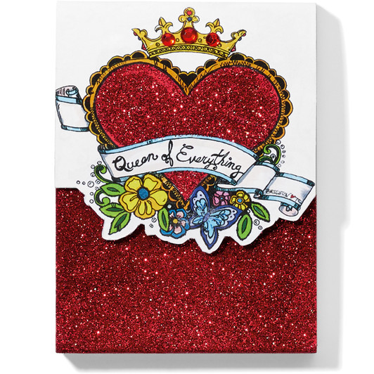 Brighton Fashionista Queen of Everything Notepad (G82947) RED/MULTI