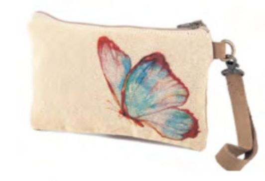 Cotton Curls Morpho Butterfly Wristlet (901250)