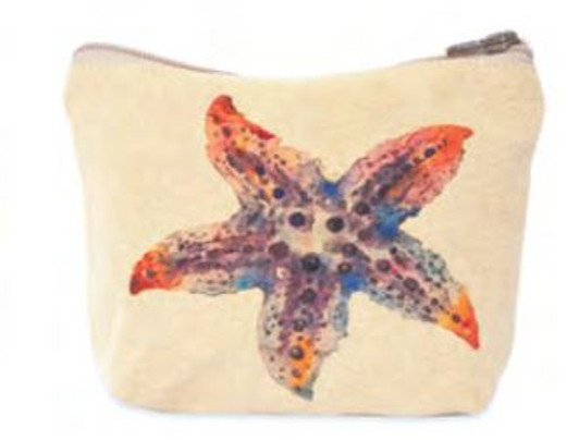 Cotton Curls Starfish Travel Pouch (913366)