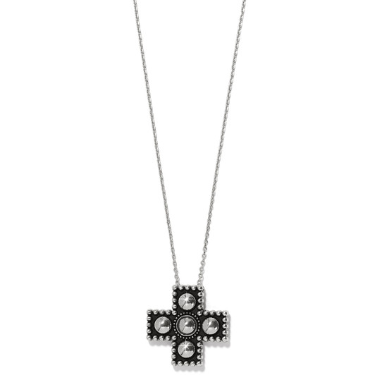 Brighton Pretty Tough Small Cross Necklace (JM7519)