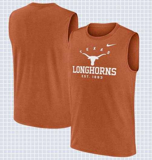 Texas Longhorn Nike Arch TEXAS LONGHORNS Lockup Tank (01B3-81F-TXE-HQ5) BO