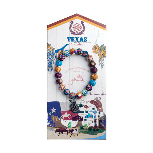 Texas Places We Love Handmade Bracelet (495-032) MULTI