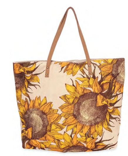 Cotton Curls Sunflower Tote (801182) 