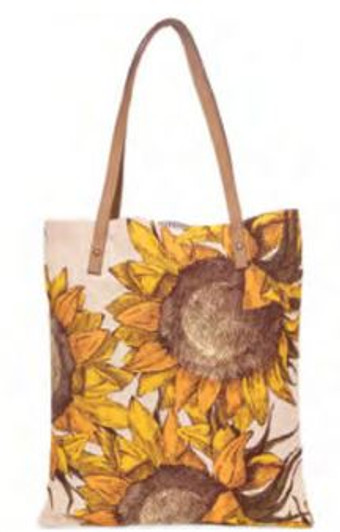 Cotton Curls Sunflower Book Bag (701182)