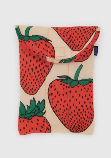 Baggu Puffy Tablet Sleeve 8" - Strawberry