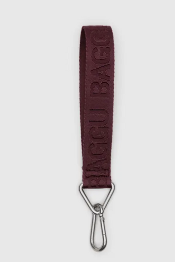 Baggu Logo Keychain - Mahogany 