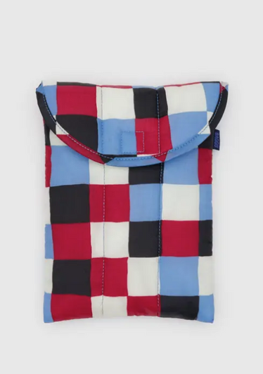Baggu Puffy Tablet 8" - Painted Check