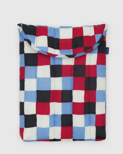Baggu Puffy Laptop Sleeve 13/14" - Painted Check