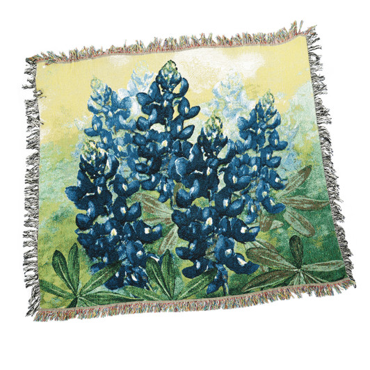 Texas Hill Country Bluebonnet Throw (C-ATBLBN)