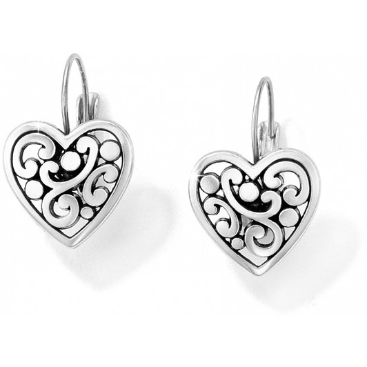 Brighton Contempo Heart Leverback Earrings (J19870)