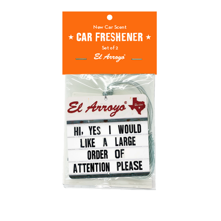 El Arroyo Car/Air Freshener (Multiple Signs) (CARFRESHENER)