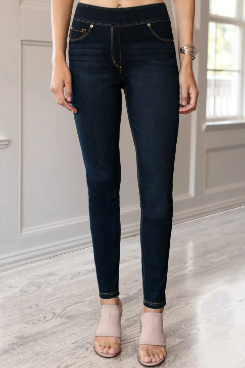 Slim-Sation Ultra Pull-On Ankle Denim Jegging (4 Colors)(M21712PM) - Sue  Patrick