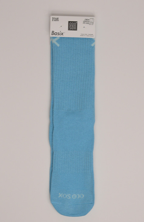 Solid Sky Heather Crew Socks (30805-SHCW)