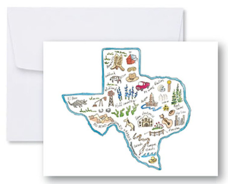 Claire Thompson Texas Boxed Note Cards (5 Styles)(BOXEDNOTECARDSFV)