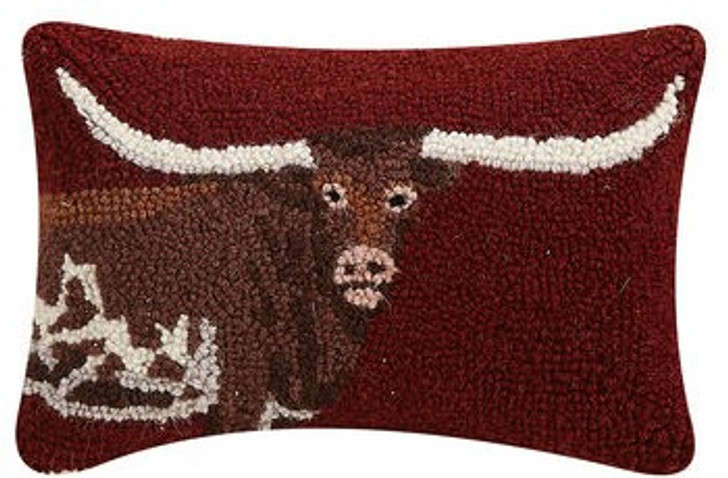 Longhorn Hook Pillow (30TG629C12OB)