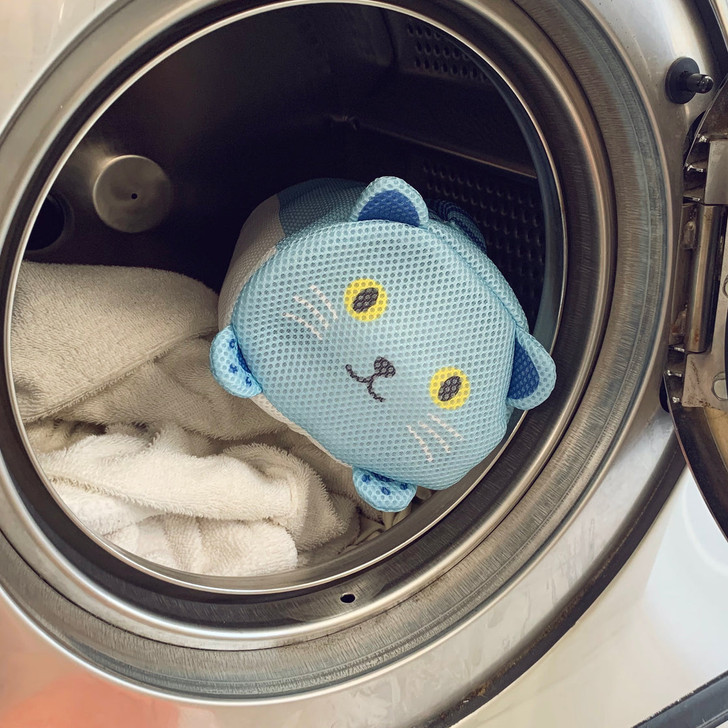 Handy Cat Laundry Bag-Blue (KIK LB24-BL)