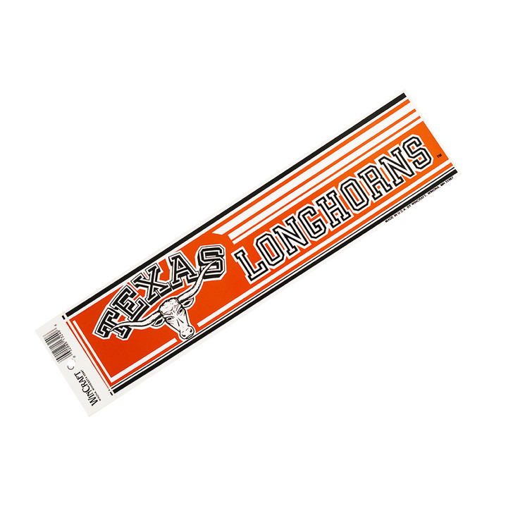 Texas Longhorn Old School 3D Sticker (3DLONGHORNSTICKER)