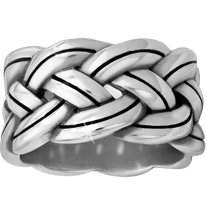 Brighton Interlok Band Ring (J62400) SLV