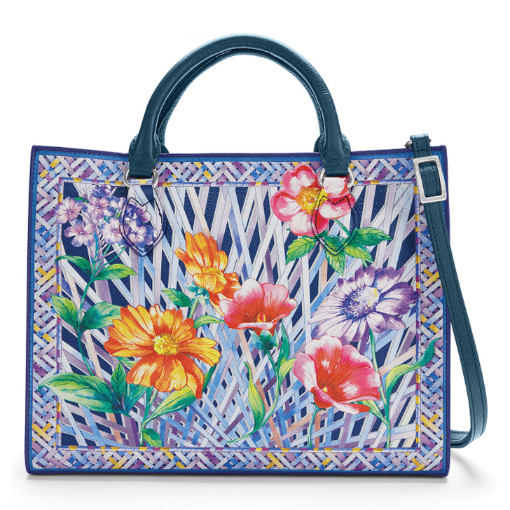 Brighton Campbell Trellis Blooms Tote (H4380M) MULTI