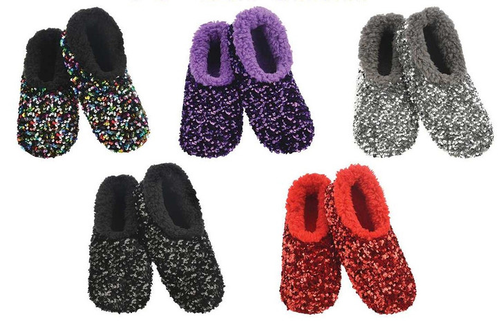 Snoozies Glam Bling Slippers (5 Colors) (WBBS)
