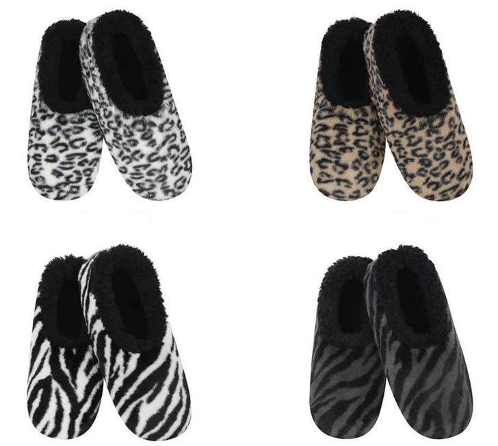 Snoozies Wild Side Slippers (4 Styles) (WWILD)