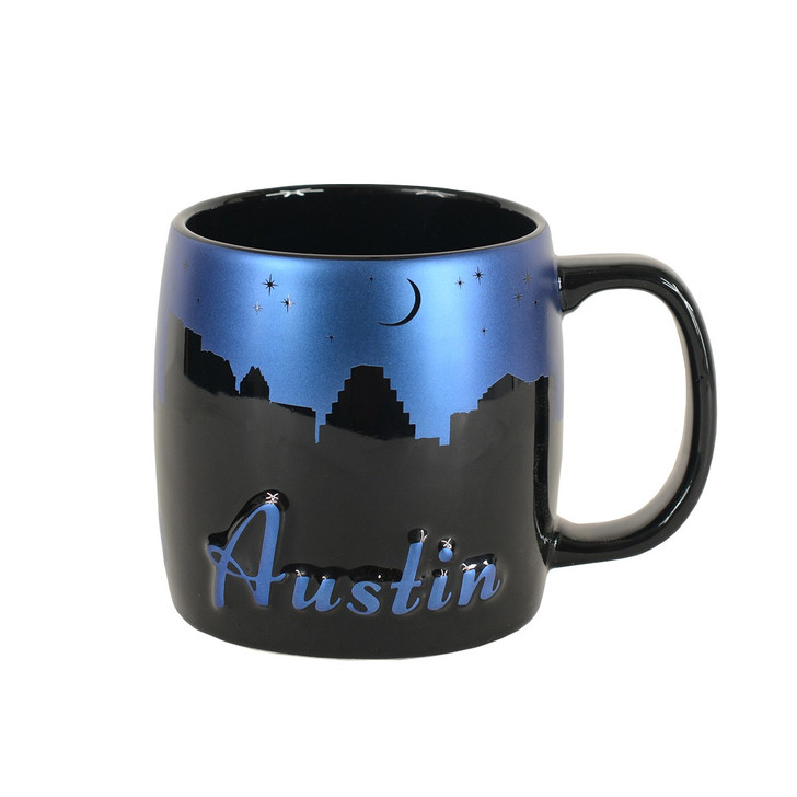 Austin Ceramic Night Sky Mug (SMAUS02) BLK/BLU