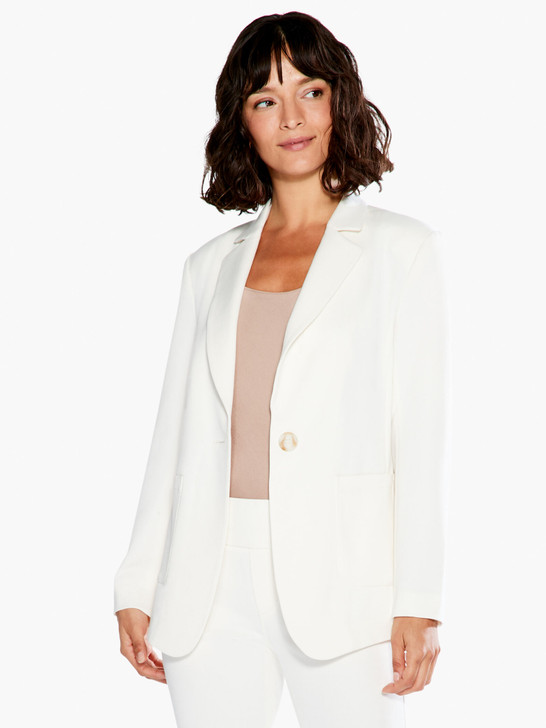 Nic & Zoe Work It Blazer (S231506) CREAM