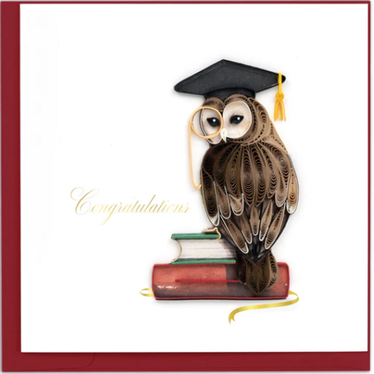 Graduation Owl Quilling Card (CG830)