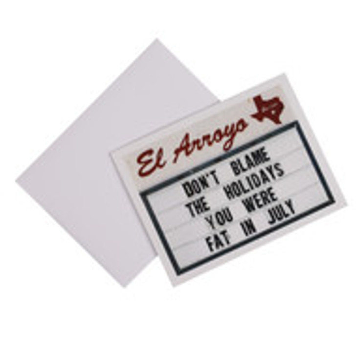 El Arroyo Individual Holiday Greeting Cards (Multiple Signs)