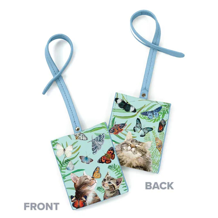 Greenbox Butterfly & Kitten Luggage Tag