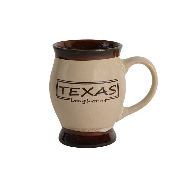 Texas Longhorn 16 oz Honey Mug (4300) TAN/BRN