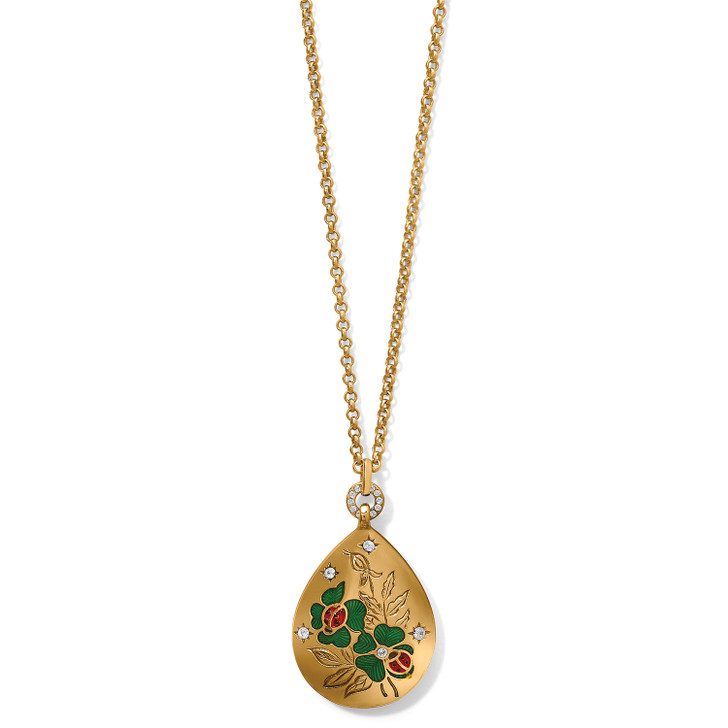 Brigthton Garden's Splendor Ladybug Necklace (JM7458) GLD/MULTI